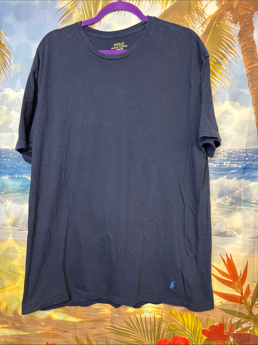 Polo by Ralph Lauren Men's Dark Navy Crew Neck Tee